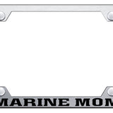 Marine Mom Steel Wide Body Frame - Laser Etched Brushed