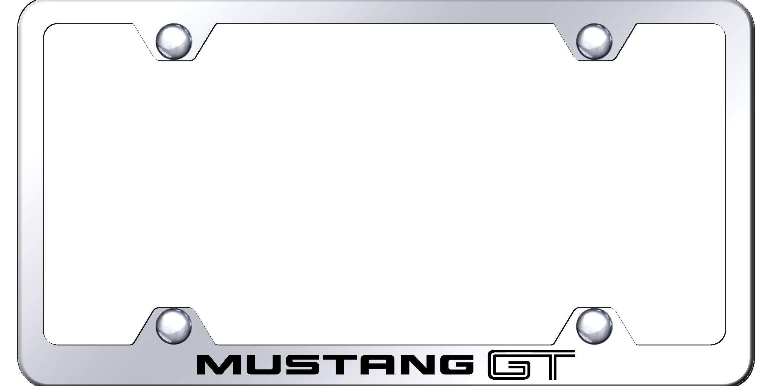 Mustang GT Steel Wide Body Frame - Laser Etched Mirrored