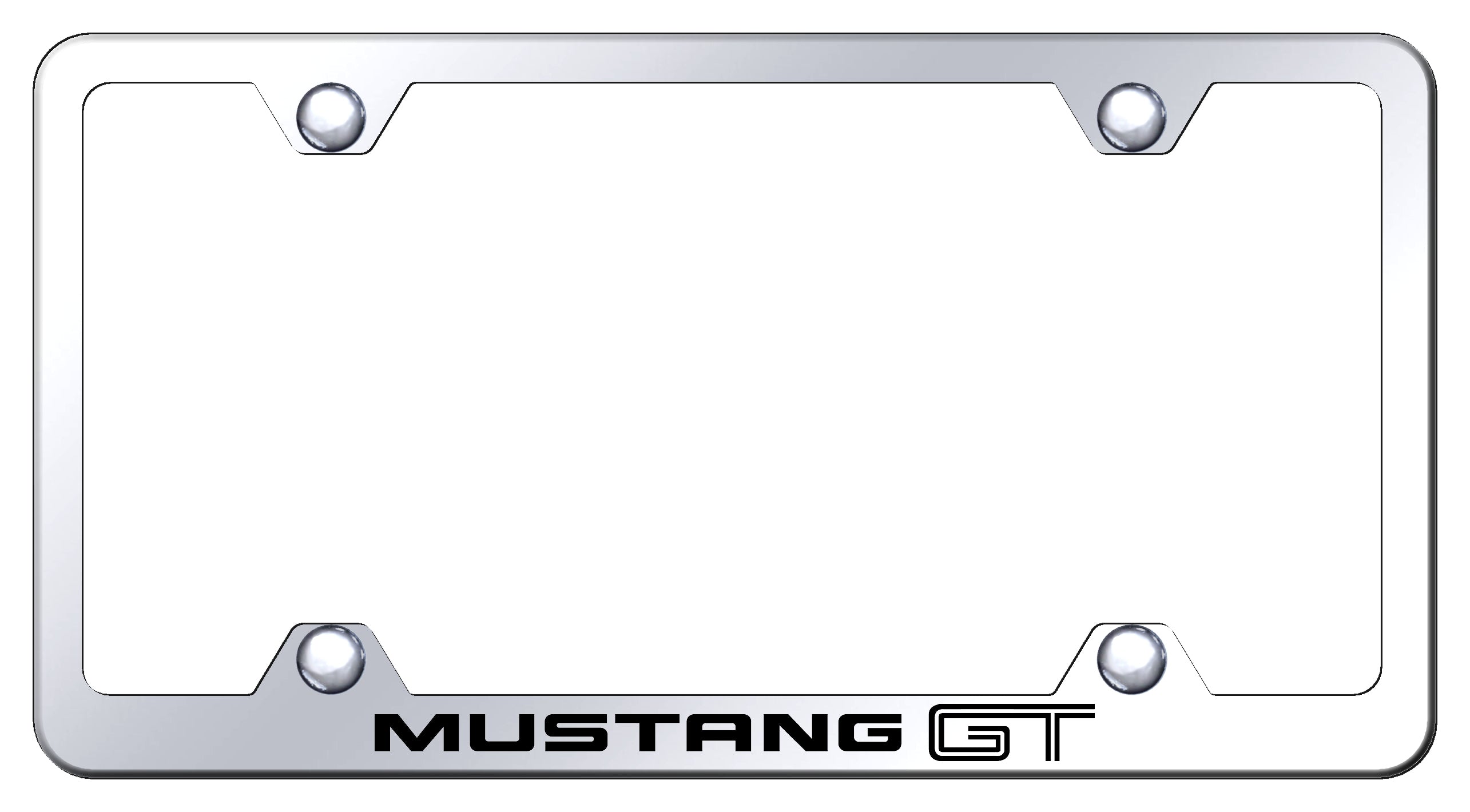 Mustang GT Steel Wide Body Frame - Laser Etched Mirrored