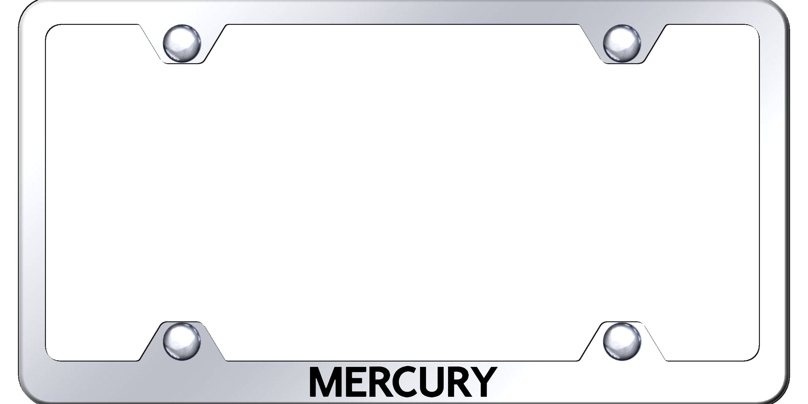 Mercury Steel Wide Body Frame - Laser Etched Mirrored