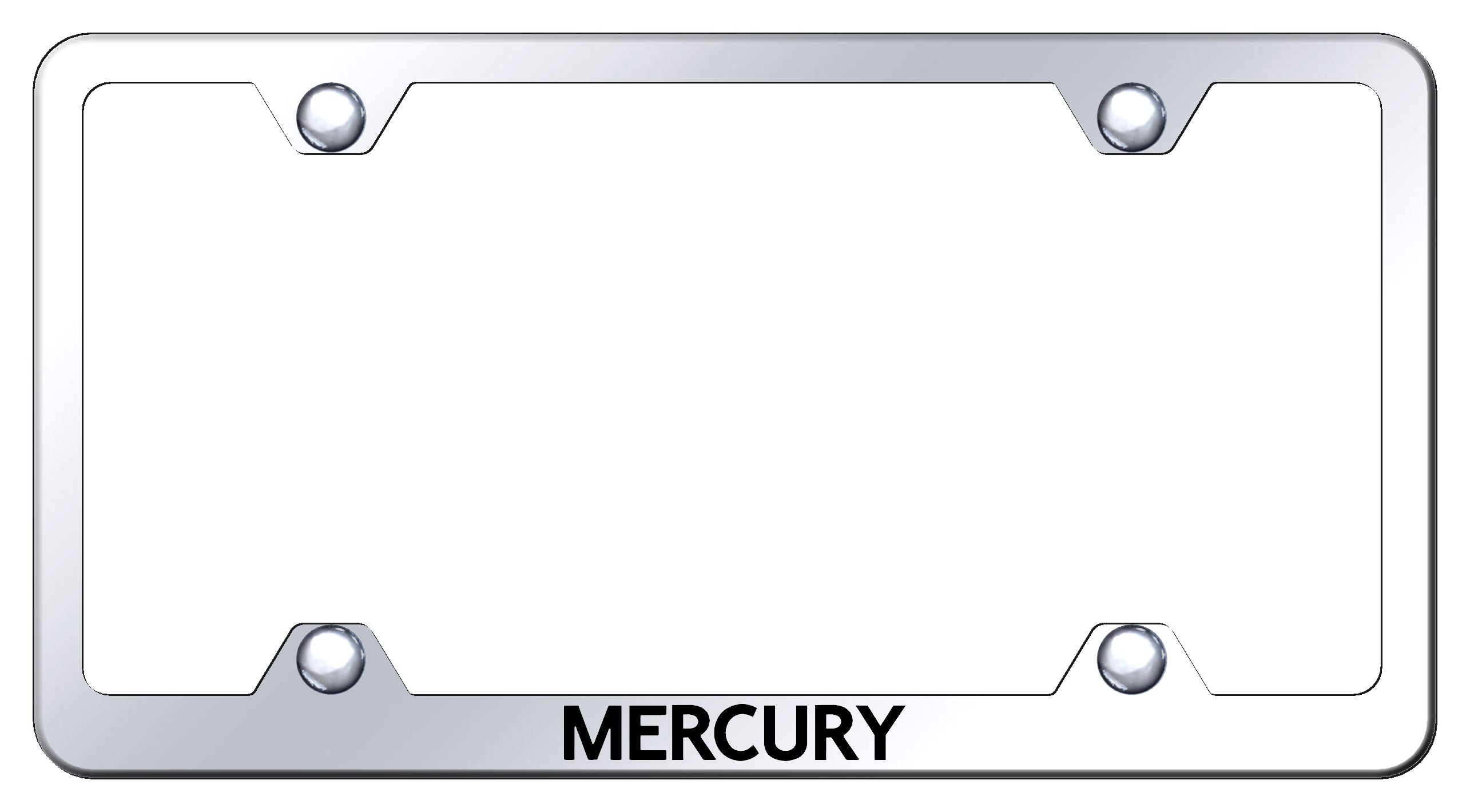 Mercury Steel Wide Body Frame - Laser Etched Mirrored