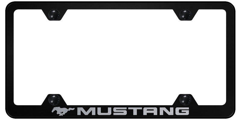 Mustang Steel Wide Body Frame - Laser Etched Black