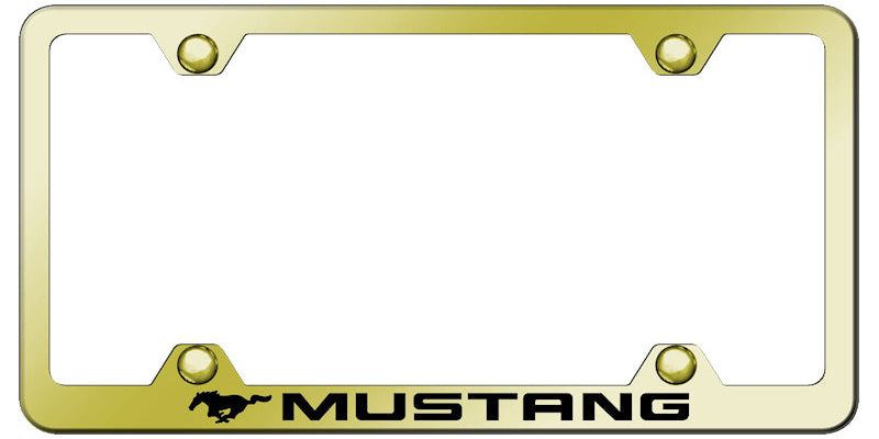 Mustang Steel Wide Body Frame - Laser Etched Gold