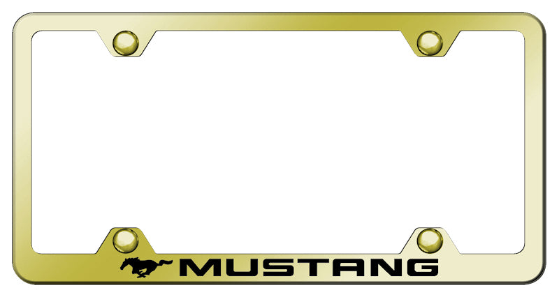 Mustang Steel Wide Body Frame - Laser Etched Gold