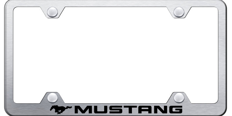 Mustang Steel Wide Body Frame - Laser Etched Brushed