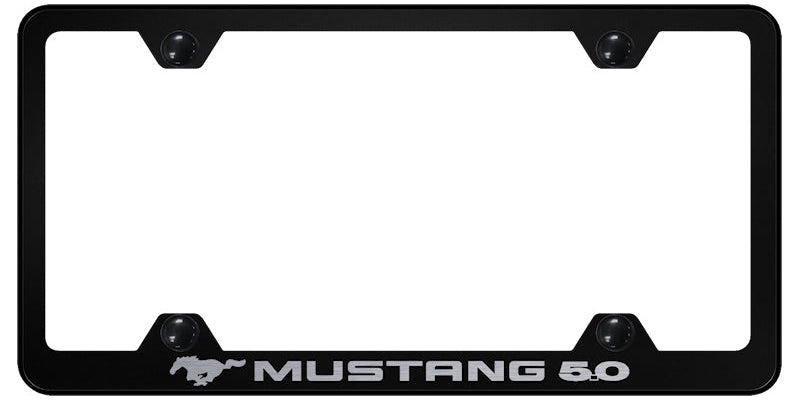 Mustang 5.0 Steel Wide Body Frame - Laser Etched Black