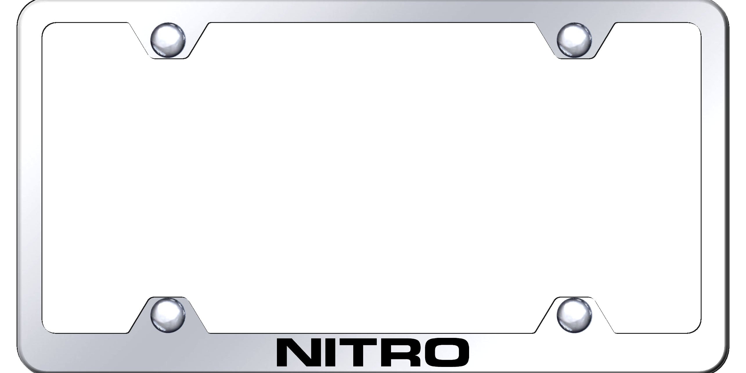 Nitro Steel Wide Body Frame - Laser Etched Mirrored