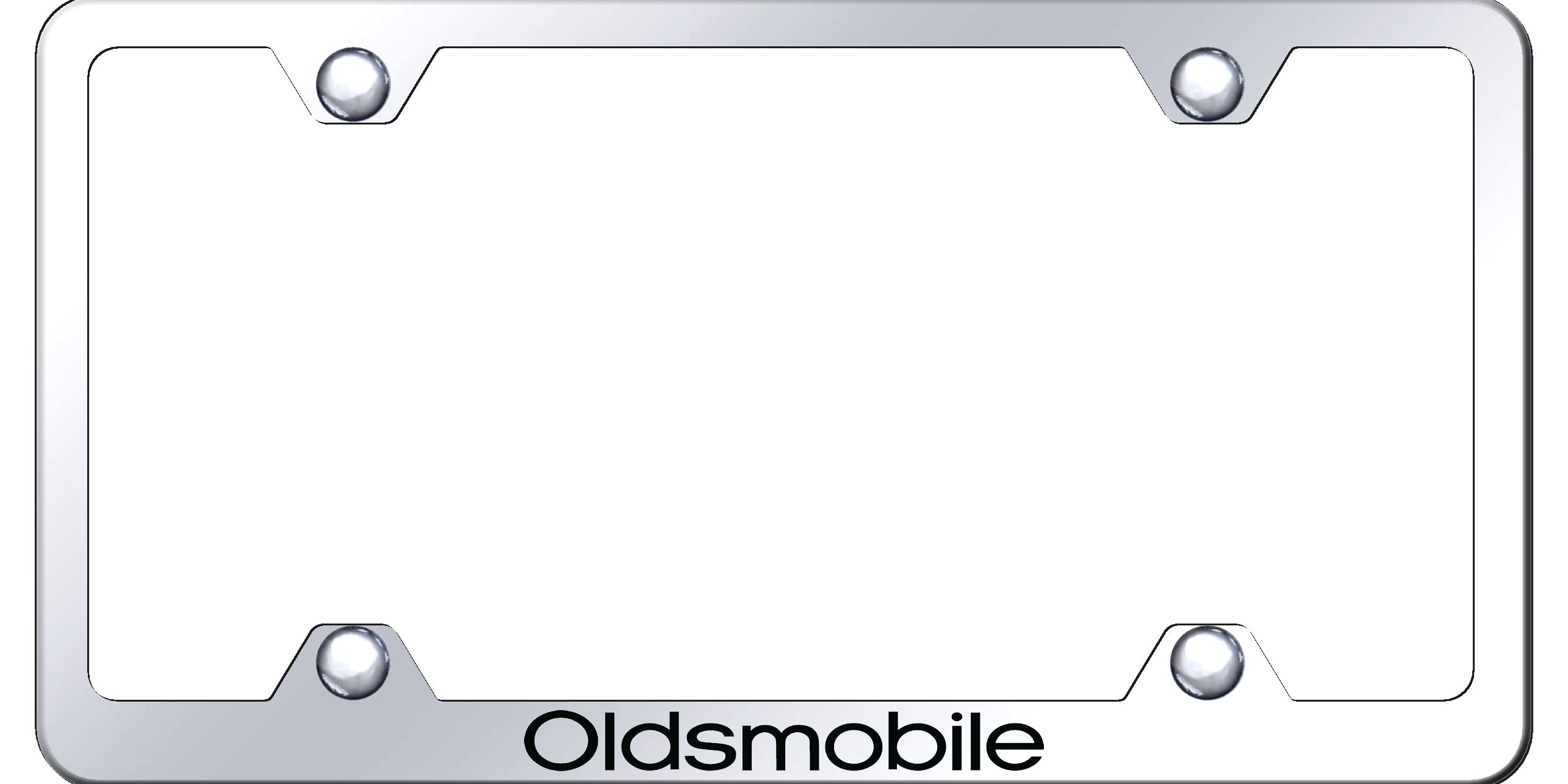 Oldsmobile Steel Wide Body Frame - Laser Etched Mirrored