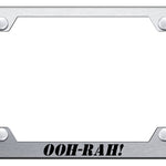 OOH-RAH! Steel Wide Body Frame - Laser Etched Brushed