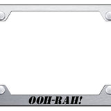 OOH-RAH! Steel Wide Body Frame - Laser Etched Brushed