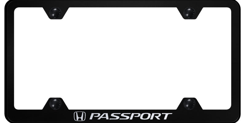 Passport Steel Wide Body Frame - Laser Etched Black