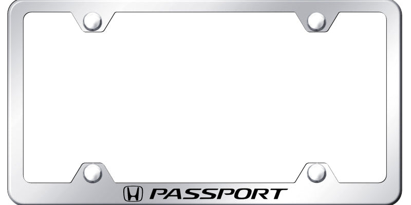 Passport Steel Wide Body Frame - Laser Etched Mirrored