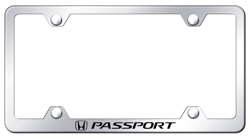 Passport Steel Wide Body Frame - Laser Etched Mirrored