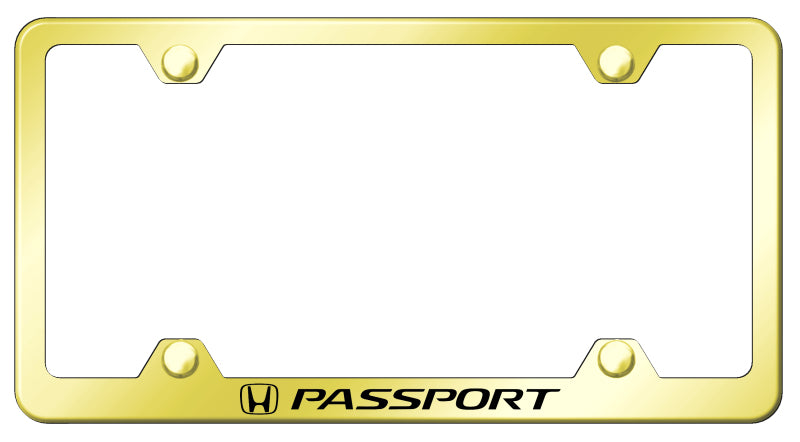 Passport Steel Wide Body Frame - Laser Etched Gold