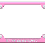 Passport Steel Wide Body Frame - Laser Etched Pink