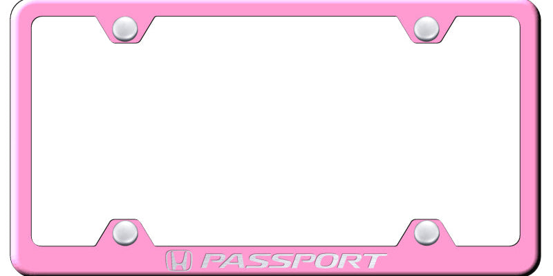 Passport Steel Wide Body Frame - Laser Etched Pink