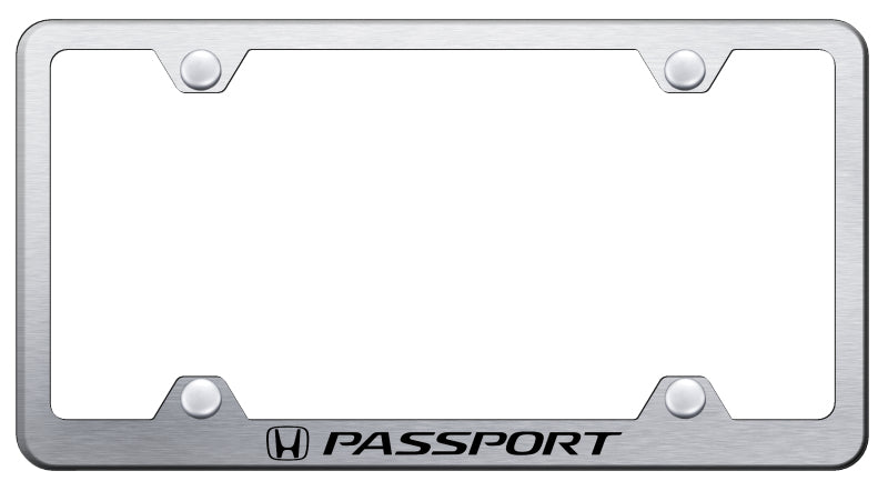 Passport Steel Wide Body Frame - Laser Etched Brushed