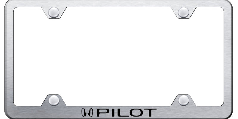 Pilot Steel Wide Body Frame - Laser Etched Brushed