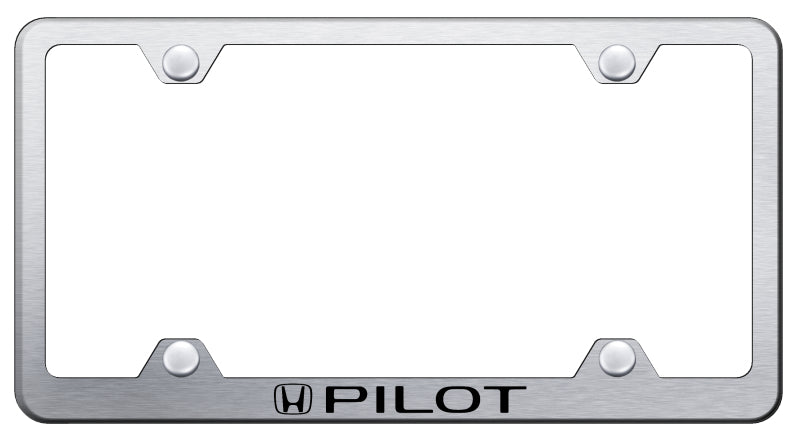 Pilot Steel Wide Body Frame - Laser Etched Brushed