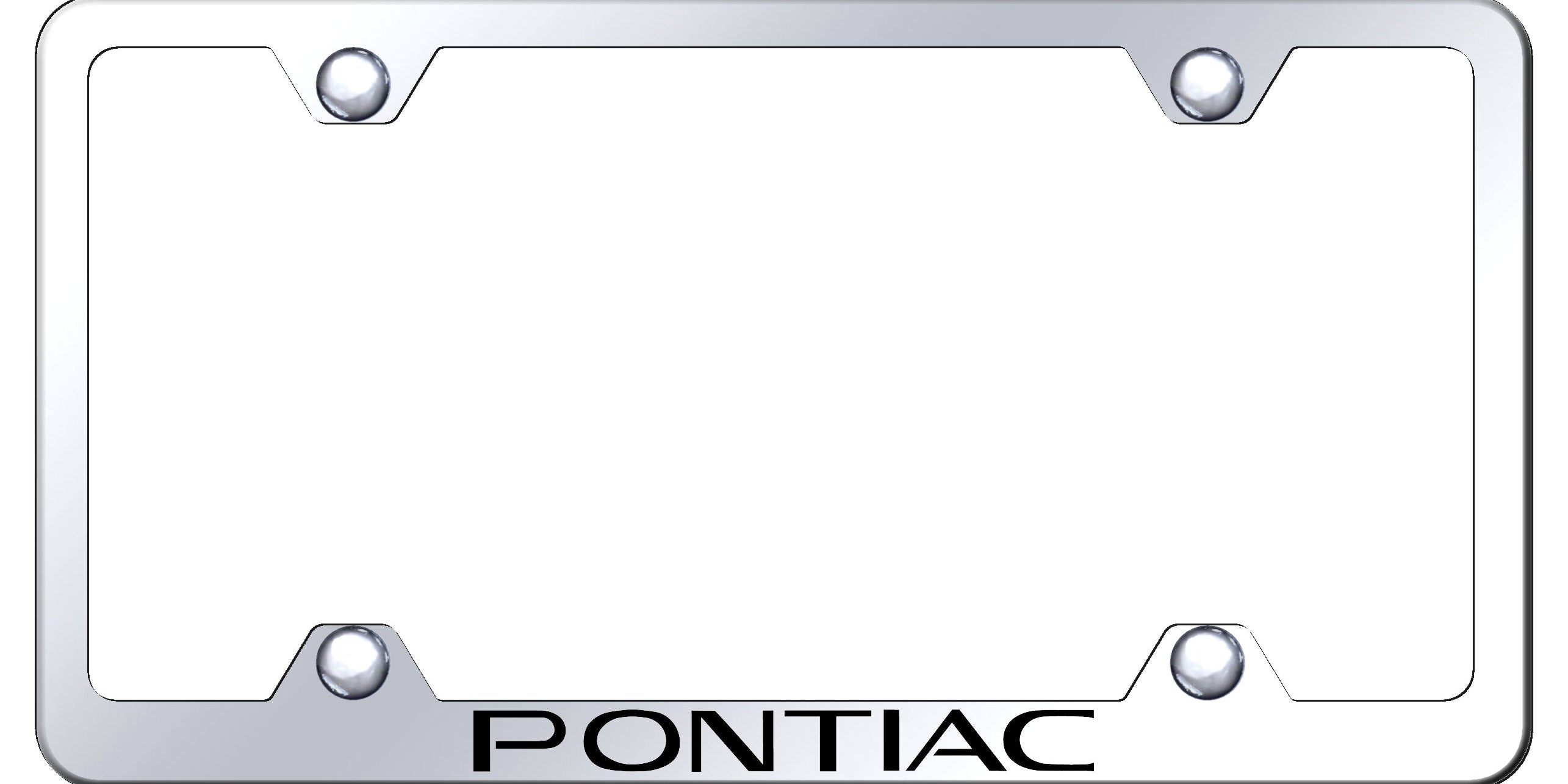 Pontiac Steel Wide Body Frame - Laser Etched Mirrored