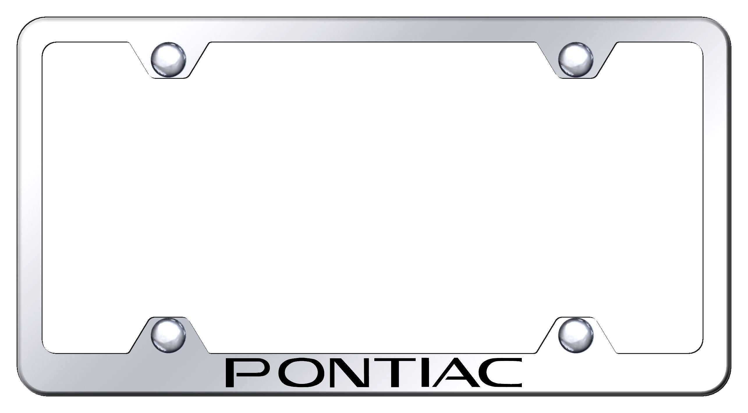 Pontiac Steel Wide Body Frame - Laser Etched Mirrored