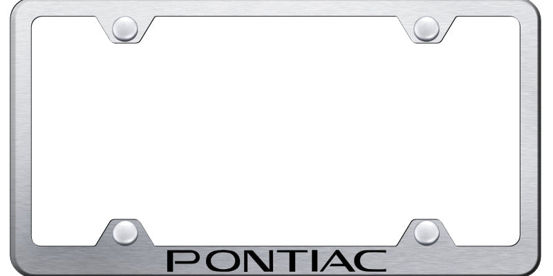 Pontiac Steel Wide Body Frame - Laser Etched Brushed