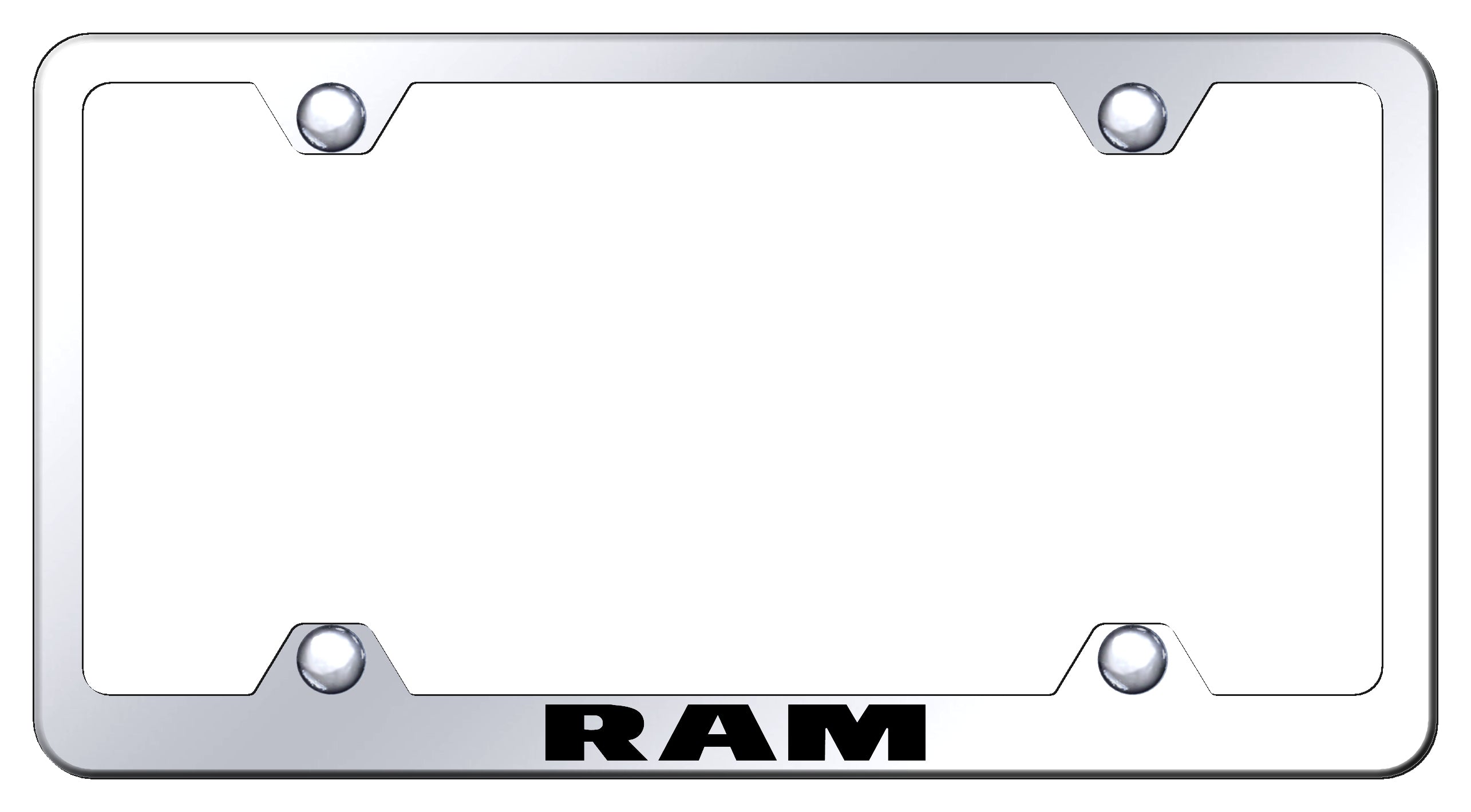 Ram Steel Wide Body Frame - Laser Etched Mirrored