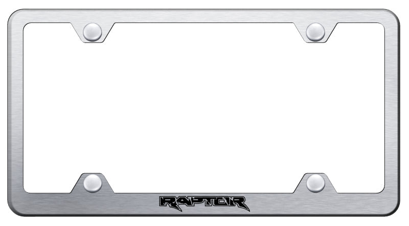 Raptor Steel Wide Body Frame - Laser Etched Brushed