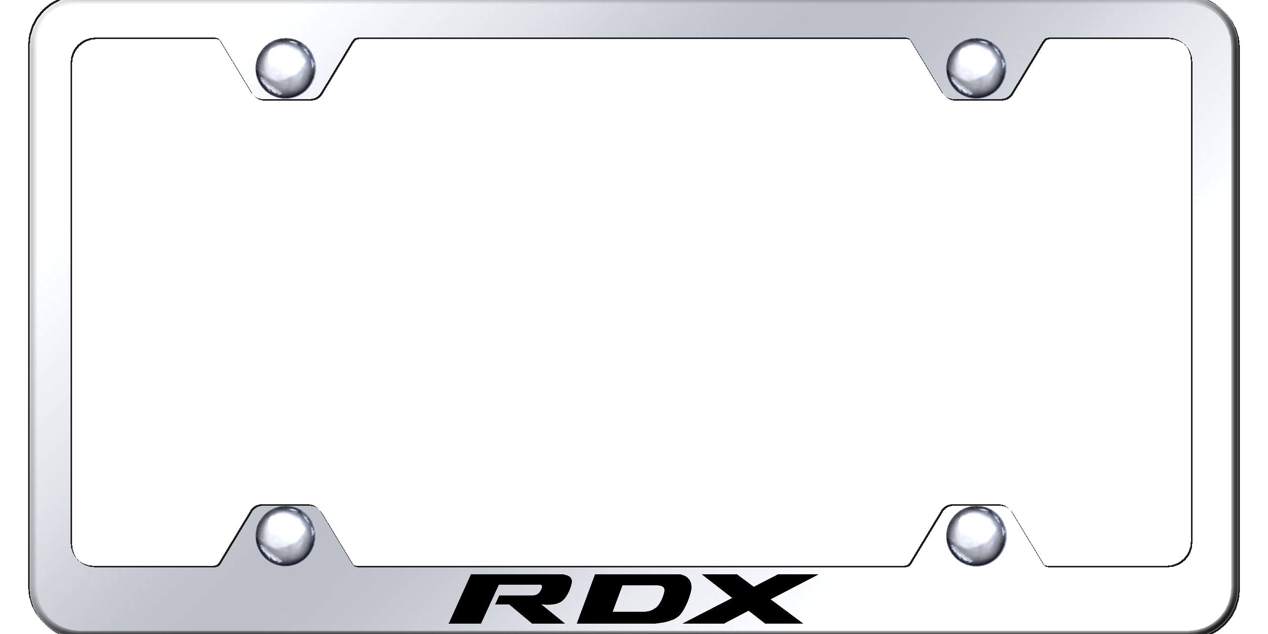 RDX Steel Wide Body Frame - Laser Etched Mirrored