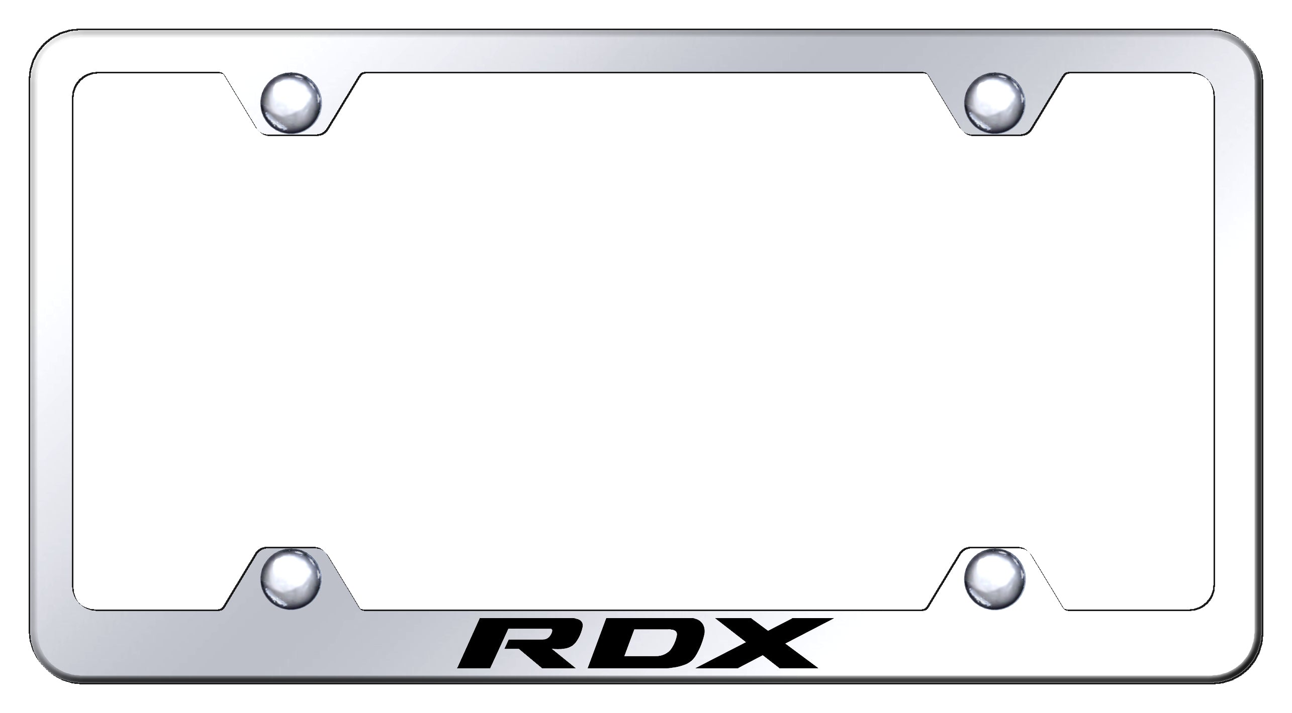 RDX Steel Wide Body Frame - Laser Etched Mirrored
