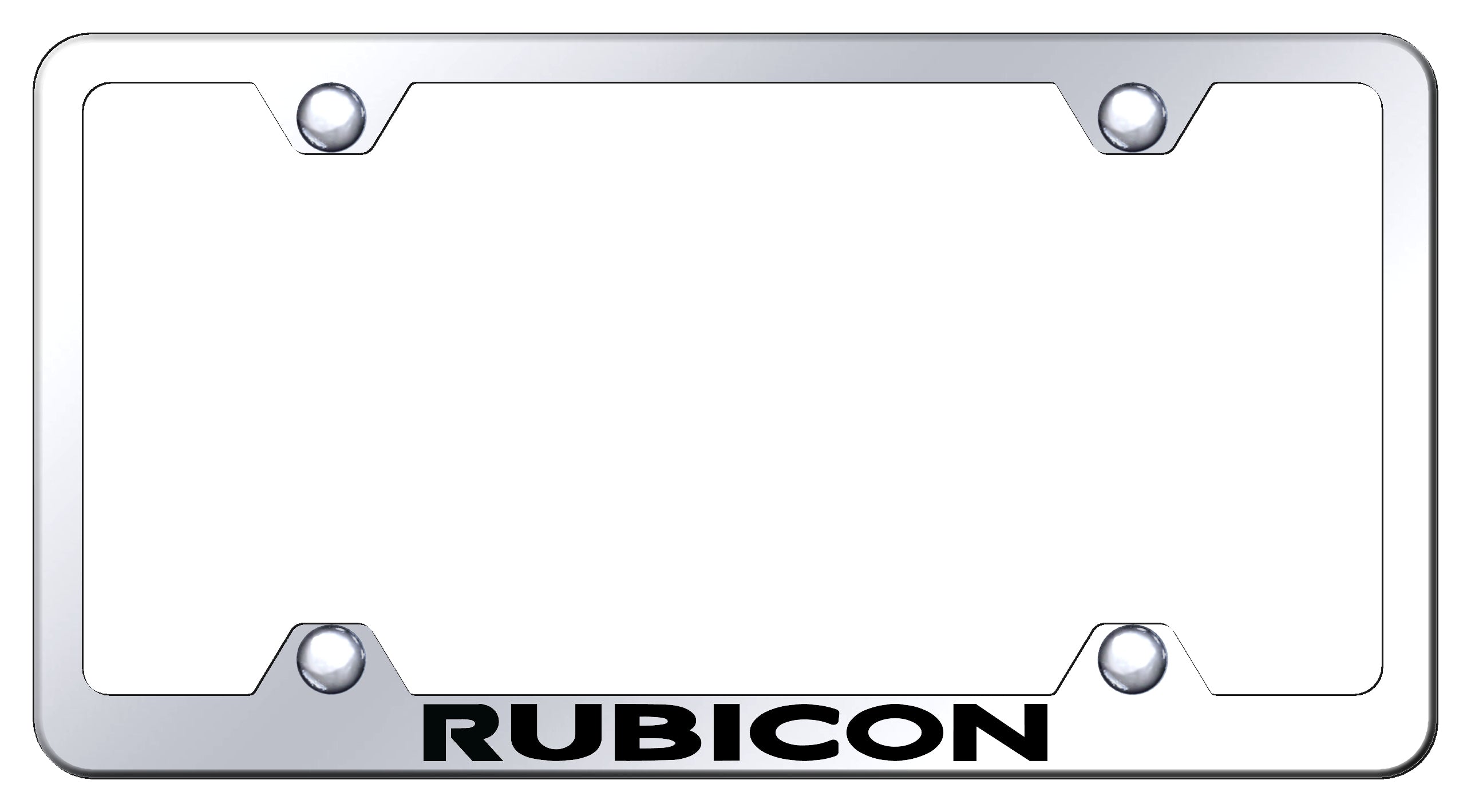 Rubicon Steel Wide Body Frame - Laser Etched Mirrored