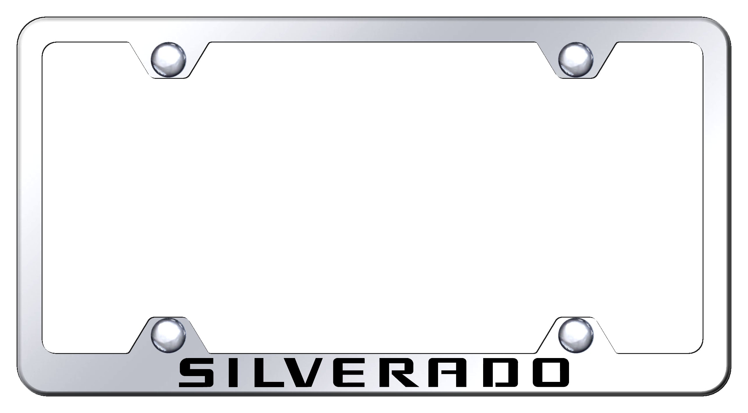 Silverado Steel Wide Body Frame - Laser Etched Mirrored