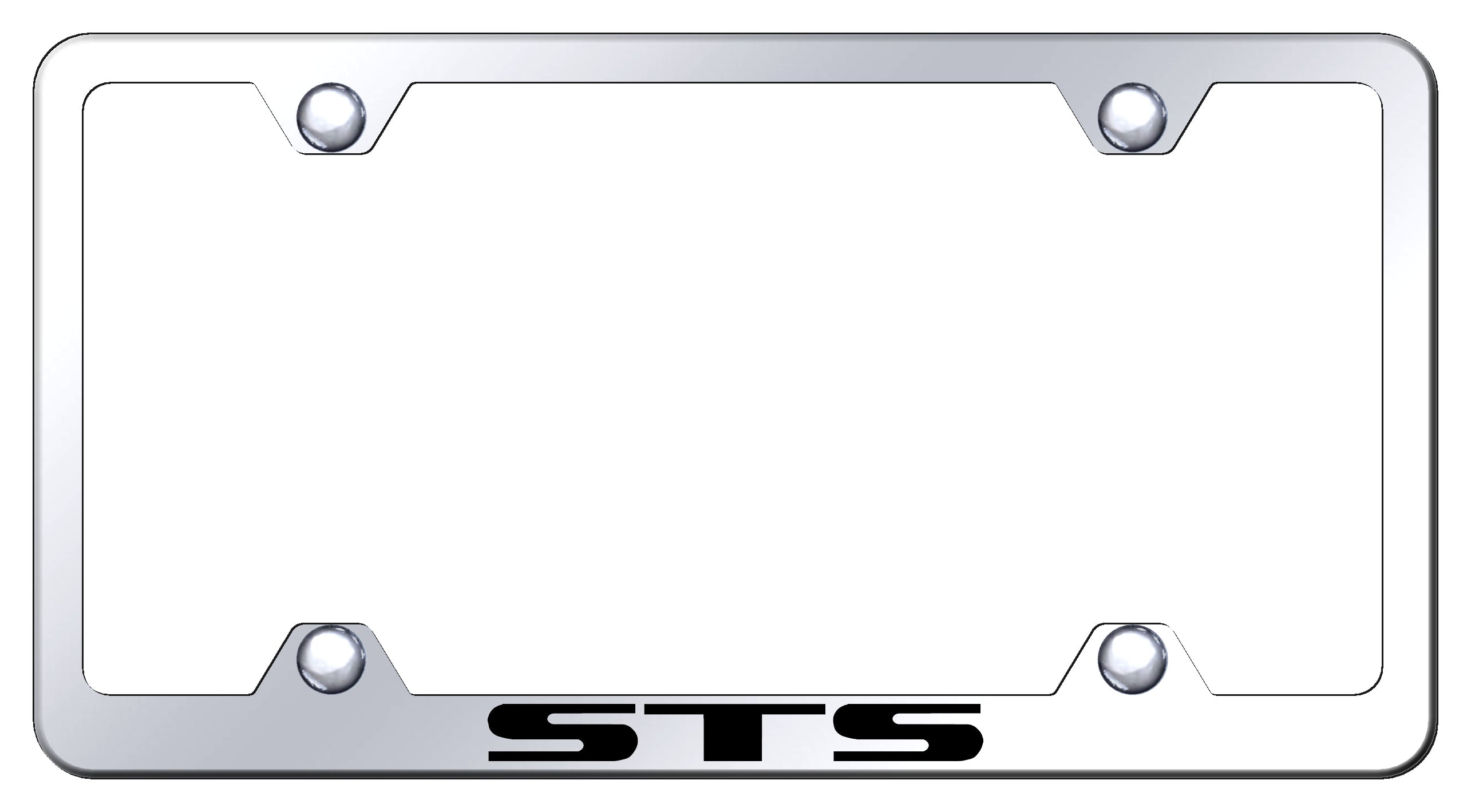 STS Steel Wide Body Frame - Laser Etched Mirrored