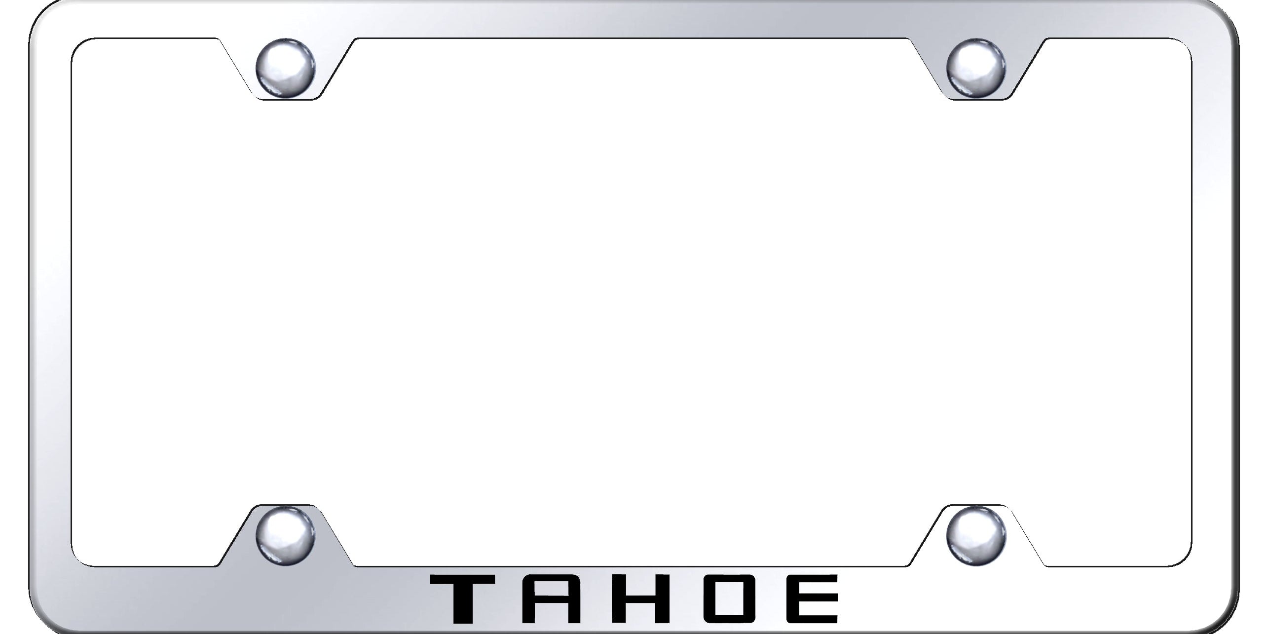 Tahoe Steel Wide Body Frame - Laser Etched Mirrored