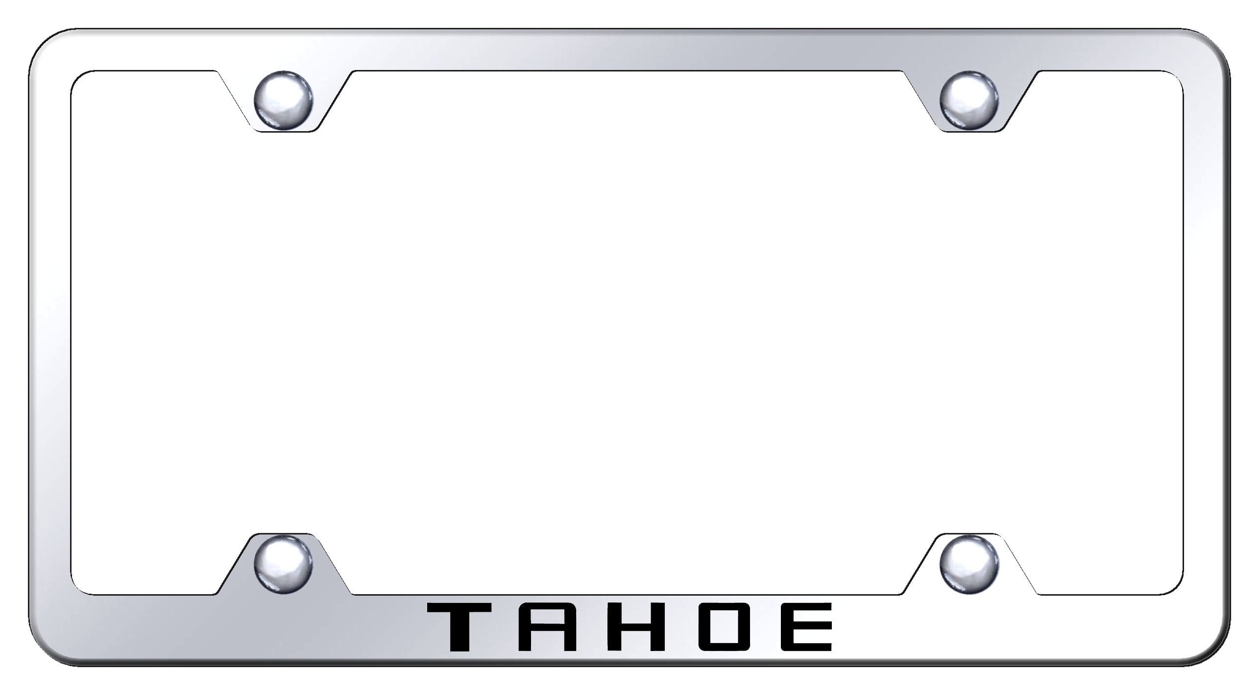 Tahoe Steel Wide Body Frame - Laser Etched Mirrored