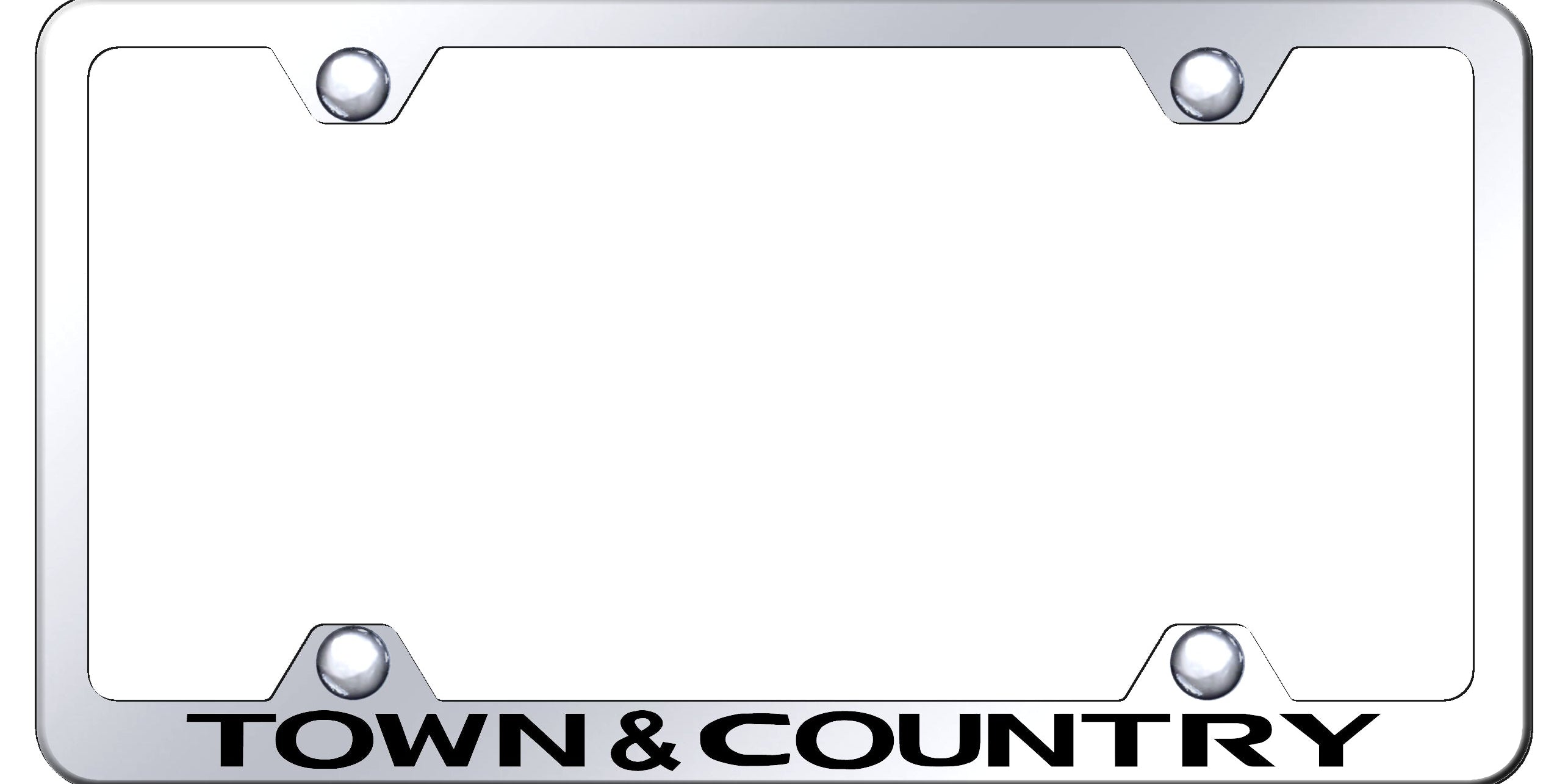 Town & Country Steel Wide Body Frame - Laser Etched Mirrored