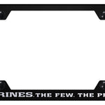 The Few The Proud Steel Wide Body Frame - Laser Etched Black