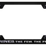 The Few The Proud Steel Wide Body Frame - Laser Etched Black