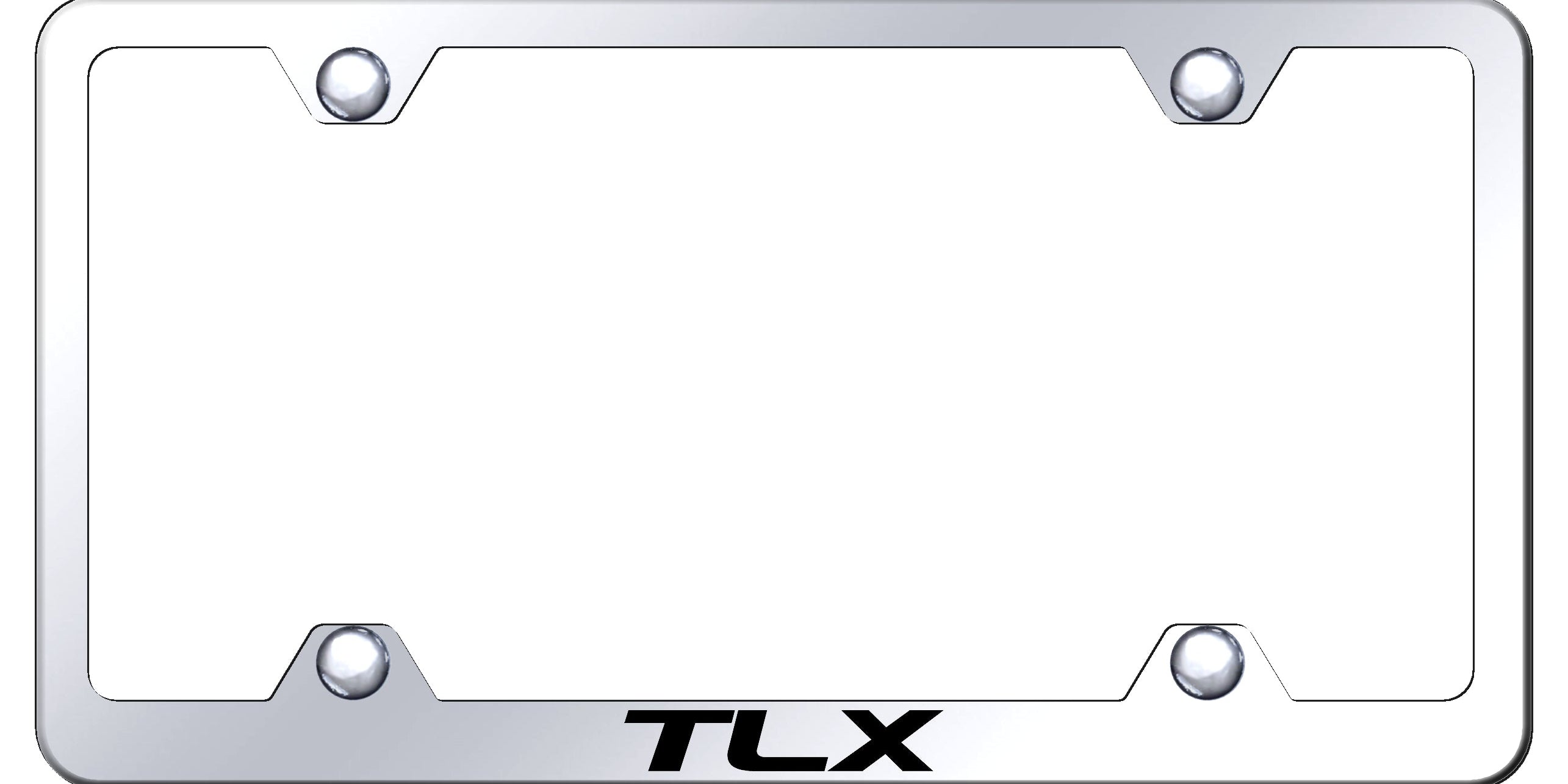 TLX Steel Wide Body Frame - Laser Etched Mirrored