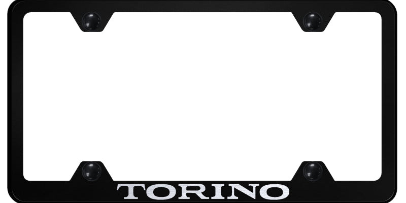 Torino Steel Wide Body Frame - Laser Etched Black