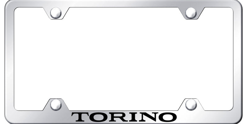 Torino Steel Wide Body Frame - Laser Etched Mirrored