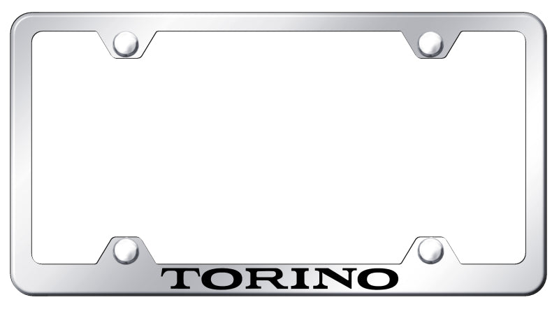 Torino Steel Wide Body Frame - Laser Etched Mirrored