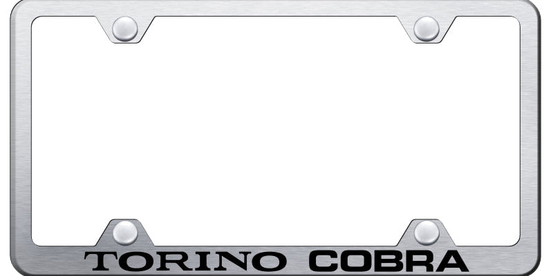 Torino Cobra Steel Wide Body Frame - Laser Etched Brushed