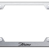 Torino Script Steel Wide Body Frame - Laser Etched Brushed