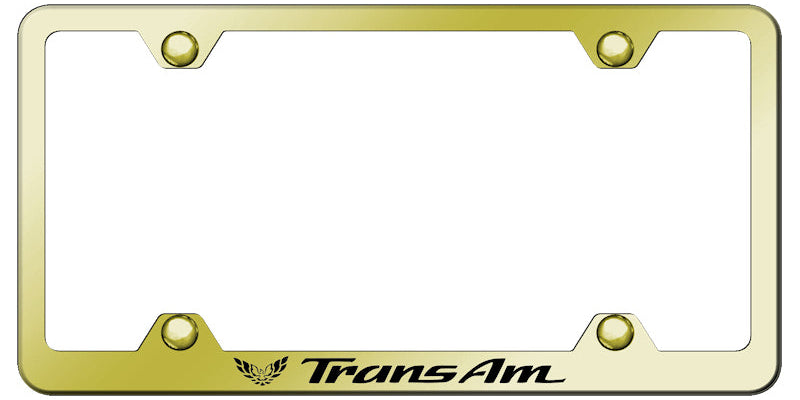 Trans Am Steel Wide Body Frame - Laser Etched Gold