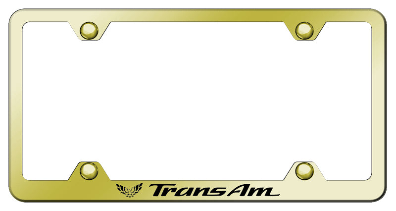 Trans Am Steel Wide Body Frame - Laser Etched Gold