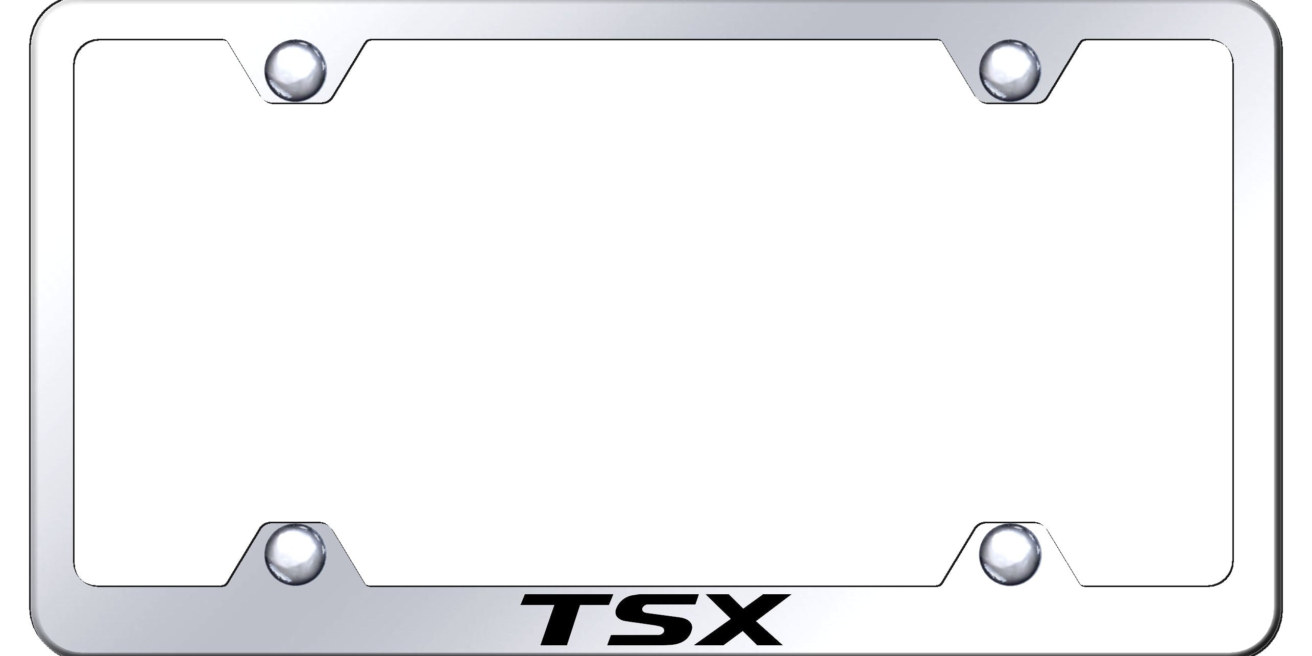 TSX Steel Wide Body Frame - Laser Etched Mirrored