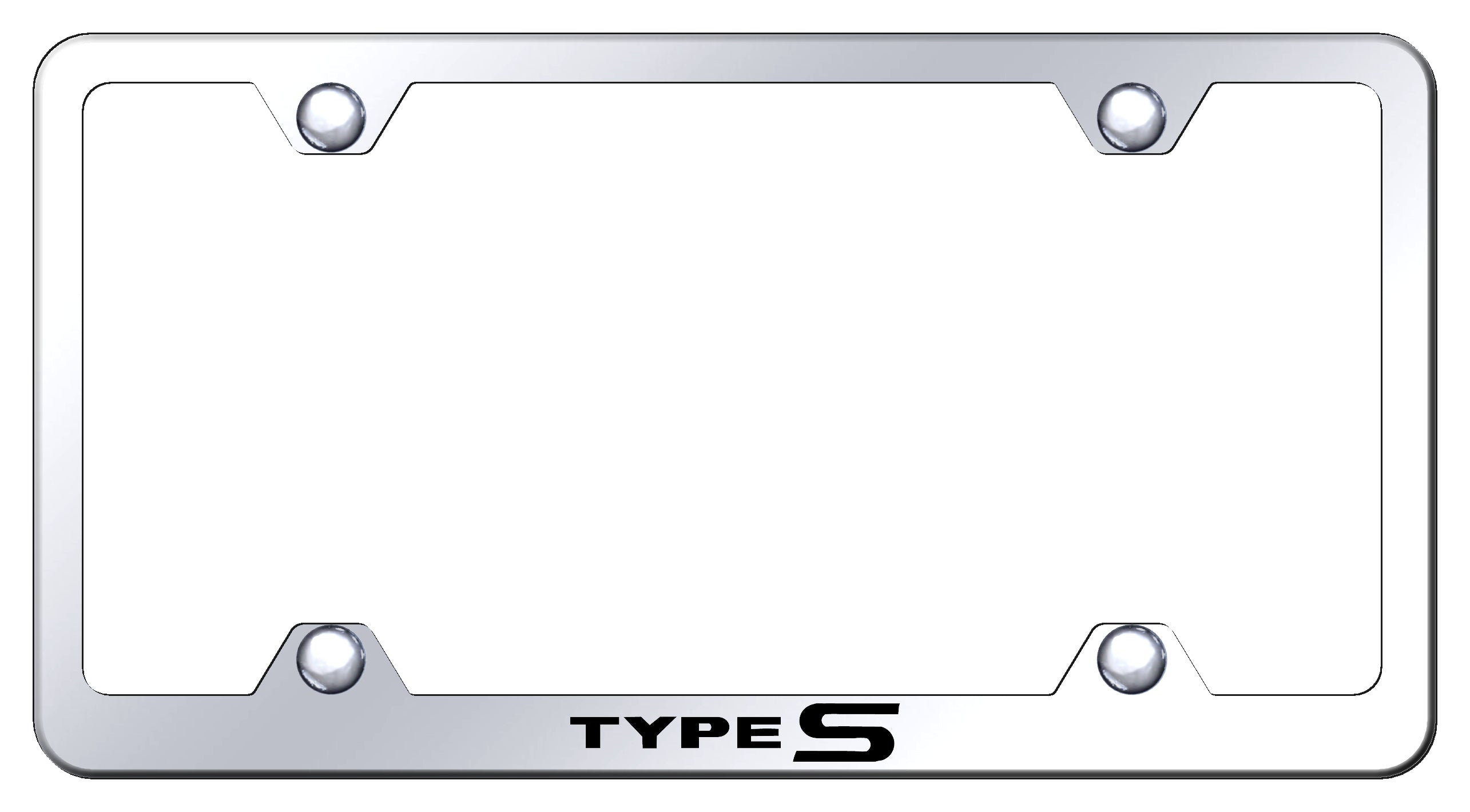 Type-S Steel Wide Body Frame - Laser Etched Mirrored