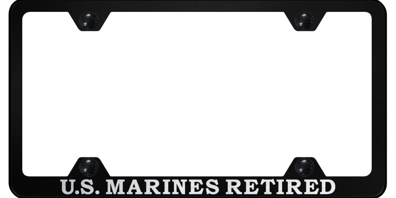 U.S. Marines Retired Steel Wide Body Frame - Etched Black