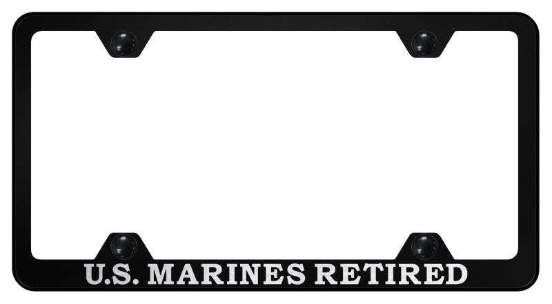 U.S. Marines Retired Steel Wide Body Frame - Etched Black